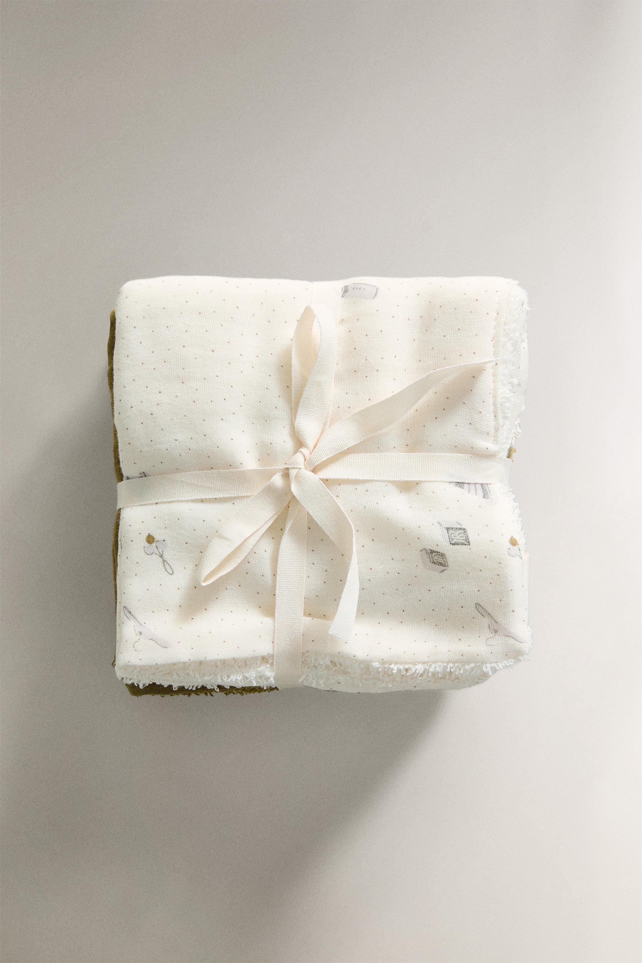 MINI SERVIETTE BÉBÉ (LOT DE 3)